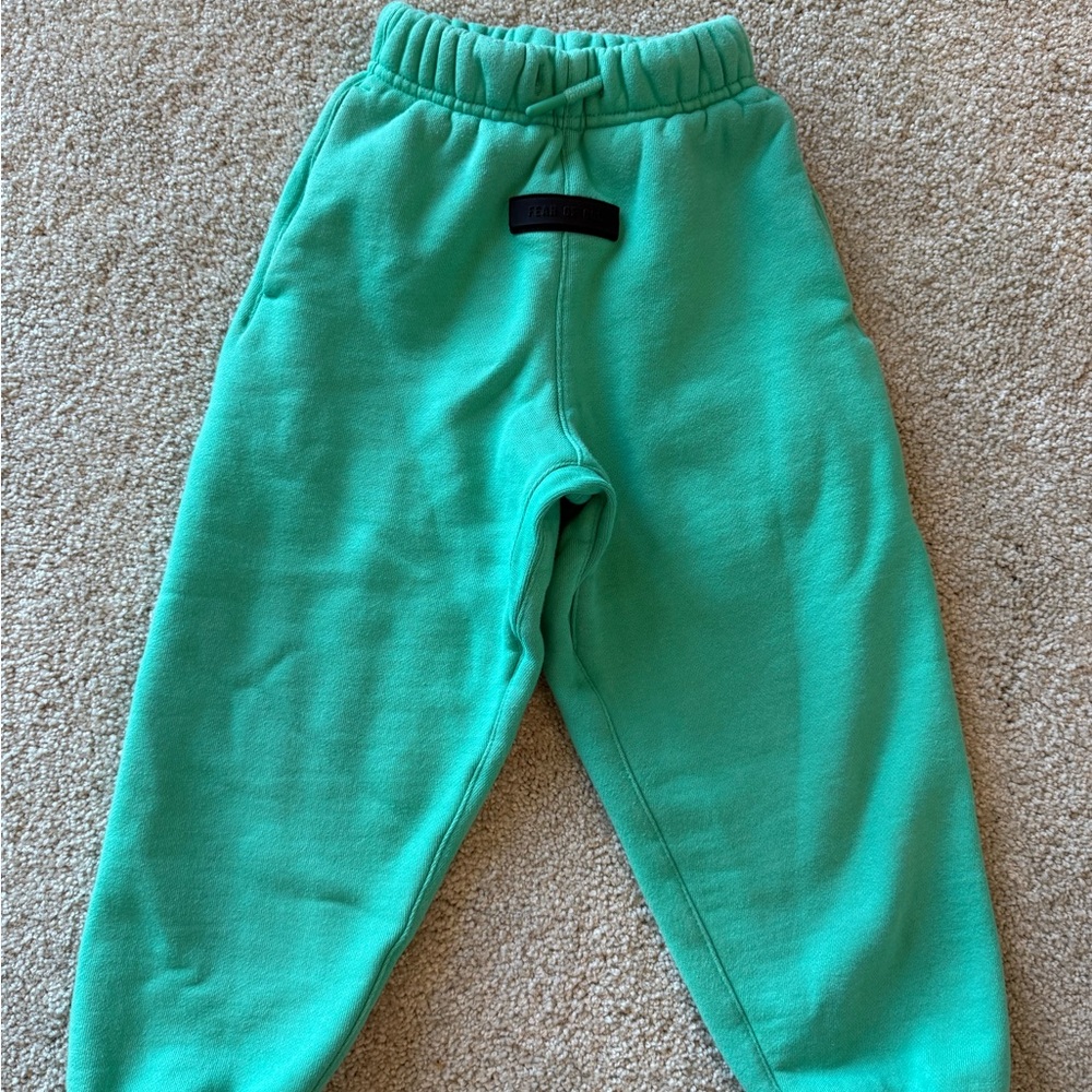 Fear of God Kids Teal Joggers